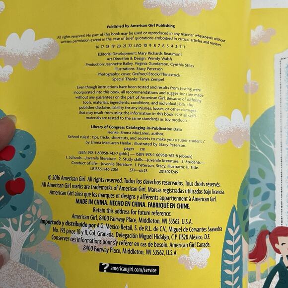 Set of 2 American Girl Books The Sister Book and School Rules Paperback - Picture 9 of 12